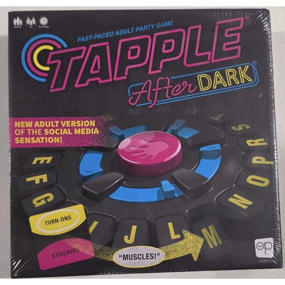 Original Tapple After Dark Fast Paced Adult Party Game, Adult Version SEALED